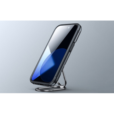 Joyroom JR-14S3 čierne puzdro pre iPhone 14 Plus s integrovaným stojanom