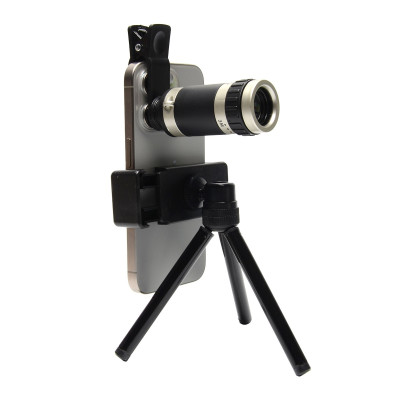 Portable pocket monocular 8x18, 50mm objective lens, BAK4, FMC