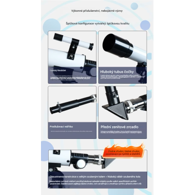 F36050 Portable HD Binoculars with Tripod (Refractor)