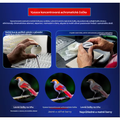 F36050 Prenosný HD ďalekohľad so statívom (refraktor)