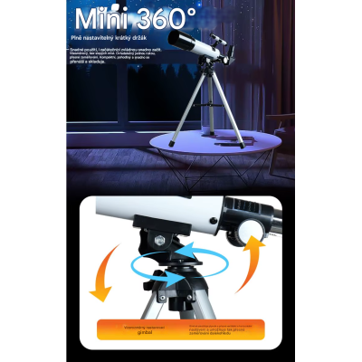 F36050 Portable HD Binoculars with Tripod (Refractor)