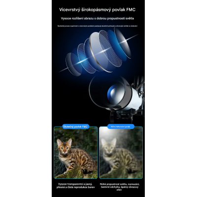 F36050 Portable HD Binoculars with Tripod (Refractor)