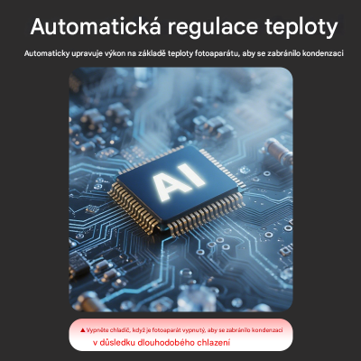 External cooling fan for cameras, JN-108 for Fuji, Nikon, Sony