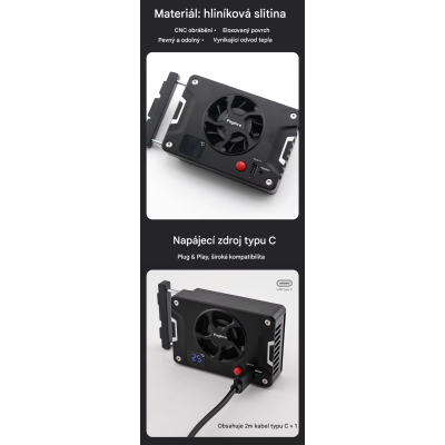 External cooling fan for cameras, JN-108 for Fuji, Nikon, Sony