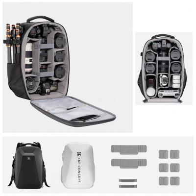 K&F Concept KF13.134 V4 Photo Backpack 22l, black