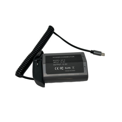 Dummy battery DR-EL18 with USB-C connector for Nikon cameras