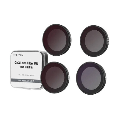 Telesin CPL/ND8/ND16/ND32 filter set for Insta360 GO 2/3