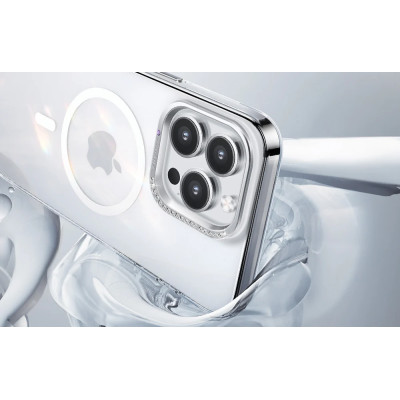 Joyroom PN-15B2 Magsafe Glacier Case pre iPhone 15 Pro (číry)