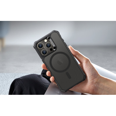 ESR Air Armor Case for iPhone 15 Pro, Magsafe (Black)