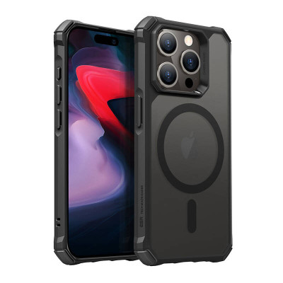 ESR Air Armor Case for iPhone 15 Pro, Magsafe (Black)