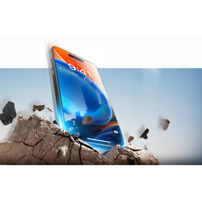 Tempered glass for iPhone 15 Torras InstaII Master