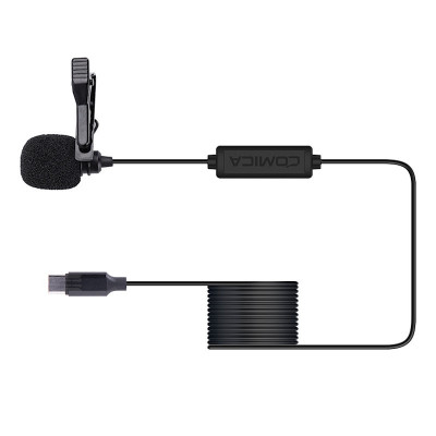 Mikrofon krawatowy Comica CVM-V01SP 4,5m [mini jack 3,5mm TRRS]
