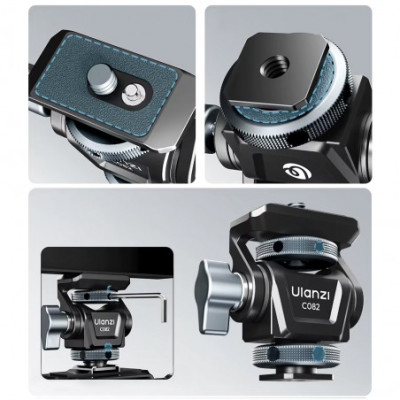Tripod head 2D, Ulanzi CO82 Mini, for cameras, camcorders