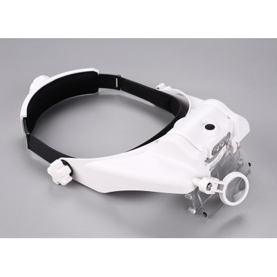 Magnifier with LED illumination, magnification 1.5x to 11.5x ( adjustable )