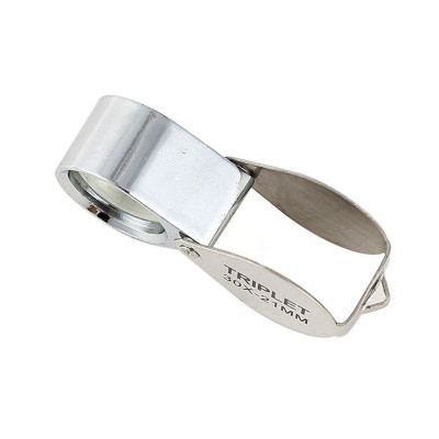 Professional jewellery magnifier with 30x magnification and 21 mm lens diameter