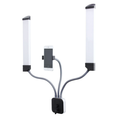 MITOYA LED cosmetic lamp 2in1 two-colour with flexible arms