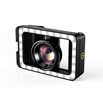 APEXEL APL-FL23M15 15× macro lens for mobile phones with LED illumination