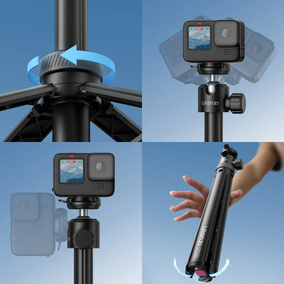 ULANZI TT24 CKA - tripod with arm with quick release mechanism ( with 1/4 " screw)