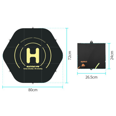 SUNNYLIFE TJP11-80 LANDING PAD FOR DRONES 80 CM