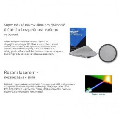 Čistiaca súprava VSGO DKL-20 na starostlivosť o fotografické vybavenie v pevnom puzdre