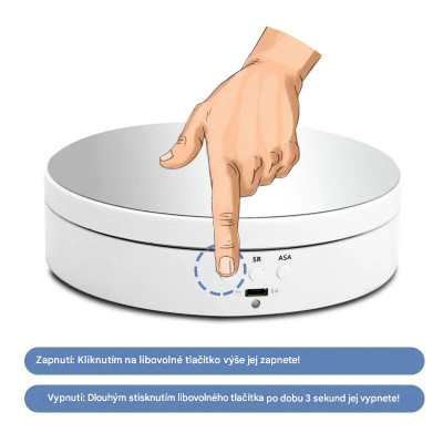 Otočný motorizovaný stojan 146 cm na fotografovanie produktov, RJ-146