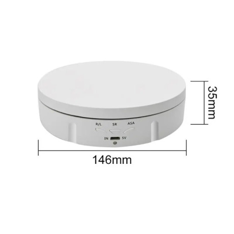 Rotatable motorized stand 146 cm for product photography, RJ-146