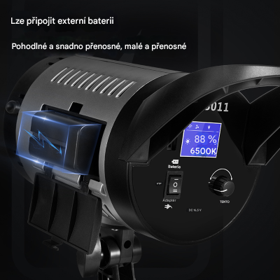 Stálé studiové LED světlo 150W, Bi-color, bowens, 5500k, JSL-B011