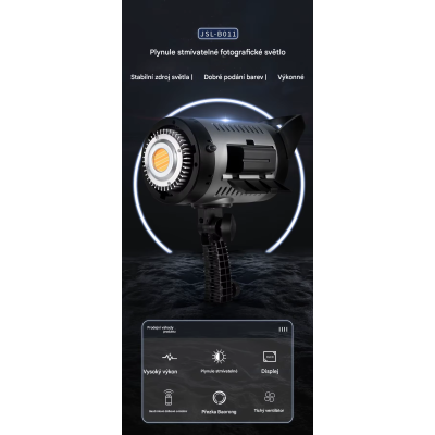 Stálé studiové LED světlo 150W, Bi-color, bowens, 5500k, JSL-B011