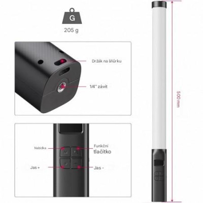 LED lamp - Sword ULANZI VL119 Bi-color + RGB, light bar