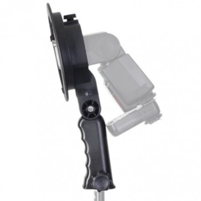 Bracket for system lamps type S - Bowens mounting with handle