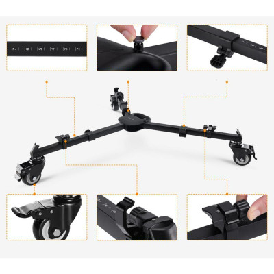 Stativový vozík na kolečkách, K&F Koncept, MS30 KF31.118
