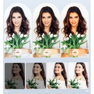 JSL-888 LED štúdiové video svetlo, CRI 98+, 3200-6000K, dvojfarebné, 40W