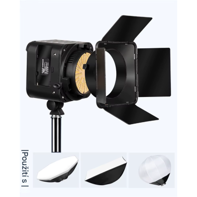 JSL-888 LED Studio Video Light, CRI 98+, 3200-6000K, Bi-color, 40W