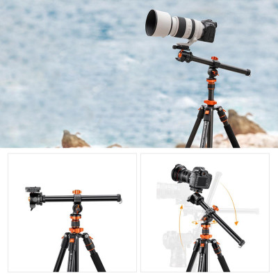 K&F Concept stativ s funkcí monopodu, ramenem K234A7 s kulovou hlavou, 230cm (KF09.087V6)