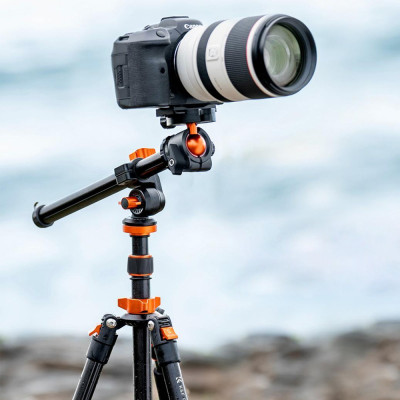 K&F Concept fotografický stativ SA225C1 s kulovou hlavou 140cm a funkcí monopodu (KF09.094)