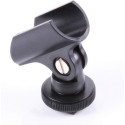 Microphone holder for Hot Shoe ( sledge ) camera with clamp diameter 19,5 mm