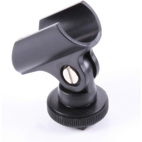 Držák mikrofonu do Hot Shoe ( sáněk ) fotoaparátu s průměrem svorky 19,5 mm