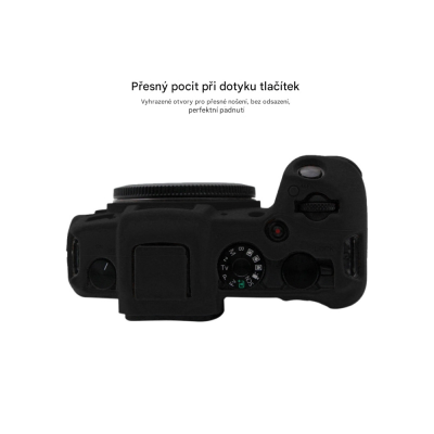PULUZ silikónové puzdro pre Canon EOS RP - čierne