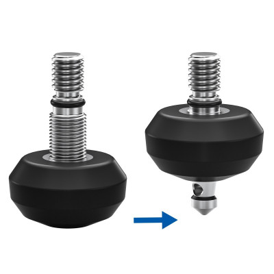 Rubber feet with spikes for tripods, Leofoto TFV