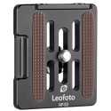 Universal quick release plate Leofoto NP-50, Arca-swiss standard, 50mm long with strap holder