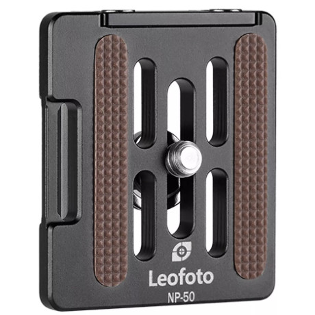 Univerzální rychleupínací destička Leofoto standardu Arca-swiss s délkou 50mm s úchytem na popruh