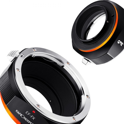 Canon EF bajonet adaptér [objektiv] – Fuji FX [tělo] K&F Concept PRO