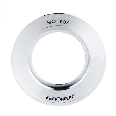 Bajonetový adaptér M42 [objektiv] - Canon EOS [tělo] K&F Concept