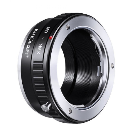 Minolta MC / MD bajonet adaptér [objektiv] – Sony NEX E-mount [tělo] K&F koncept