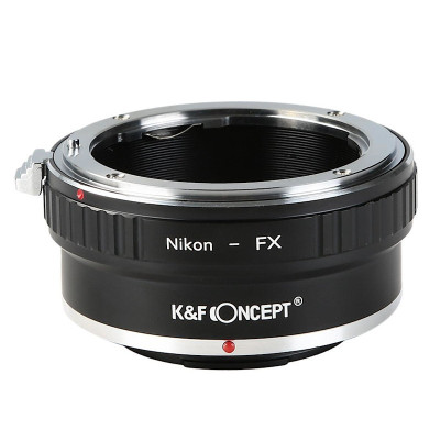 Bajonetový adaptér Nikon F-mount [objektiv] – Fuji FX [tělo] K&F koncept