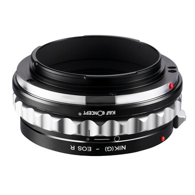 Nikon F-mount adaptér G bajonetu [objektiv] – Canon RF [tělo] K&F Concept