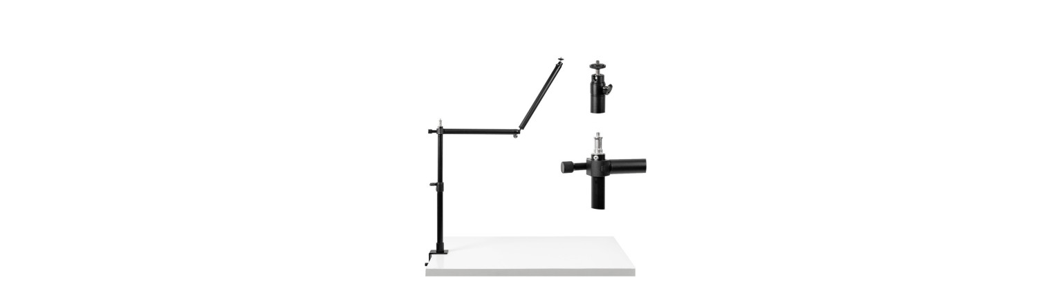 Stolní stativy ( ramena ) pro fotoaparát, kameru, mikrofon, světla